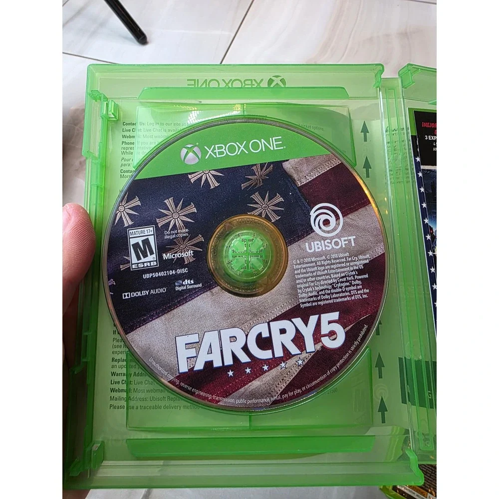 Xbox Game Bundle Far Cry 5 Xbox One Saints Row Third Just Cause 2 Xbox 360 W1